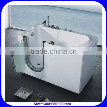 USA Acrylic Eldery Disable Safety Corner Walk in Bathtub