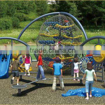 KAIQI classic Adventure Island Series KQ50101B children favorite outdoor playground equipment with climbing, sliding, balancing