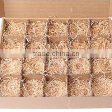 Fruit corrugated paper box with partition