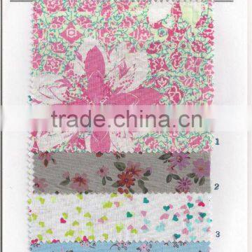 100% cotton printing fabric stock - flower