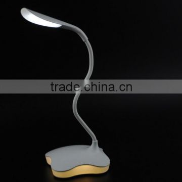 2016 hot sale romantic cheap rechargeable led reading lamp light led bedside reading lamp