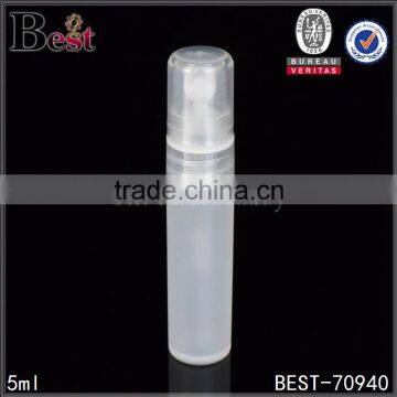 5ml refill clear plastic atomizer mist spray bottle factory sale sample