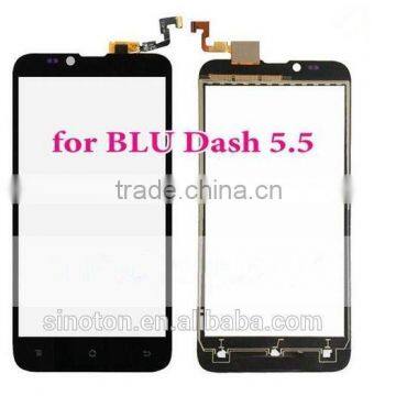 hot sale cell phone accessories for Blu Dash 5.5 D470 touch with lcd display complete replacement