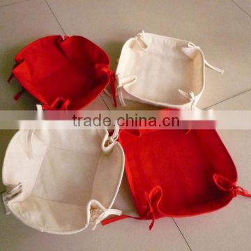 100% cotton bread basket/food grade bread basket