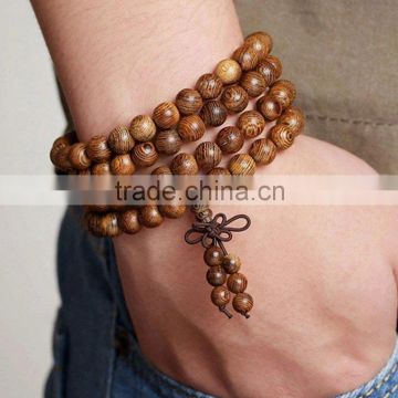 Chinese Knots Muslim Multilayer Bracelet Chic Fashion Wood Beads Bracelets