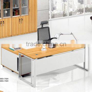 L Shape Modern Office Desk MFC Office Executive Desk