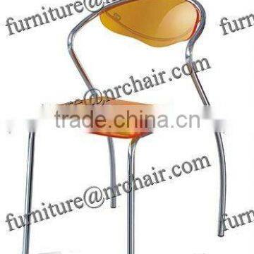 party acrylic cafeteria stacking chair for sale