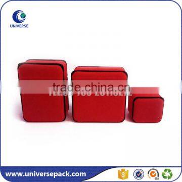 Custom Fashion Luxury Red Velvet Box for Jewelry