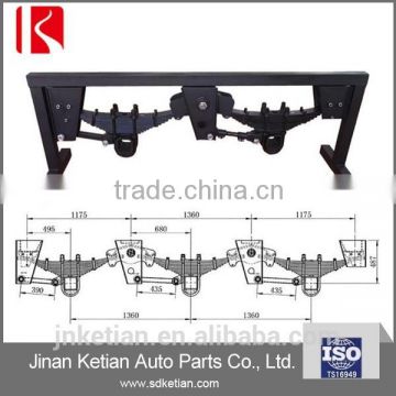 Quality certificated semi trailer parts BPW suspension for semi traile