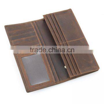 100% Handmade Bifold Calf Leather Men Wallet Fashion Genuine Leather Wallets photo-3