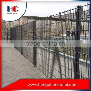 Airport pvc coated double welded wire mesh fence