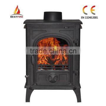 Indoor wood burning stove