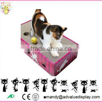 Factory Customized Pet Toy Corrugated Cat scratcher lounge /cardboard Cat Scratcher                        
                                                Quality Choice