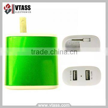 CE ROHS Certificated Portable USB Charger And Mobile Phone Charger For Iphone Charger