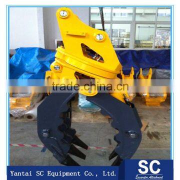 Wood grapple heavy duty grab bucket for 30 ton excavator