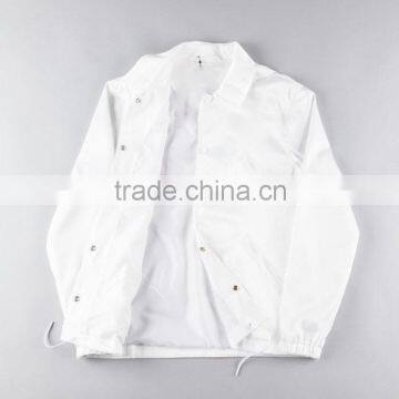 Custom White Coach Jackets