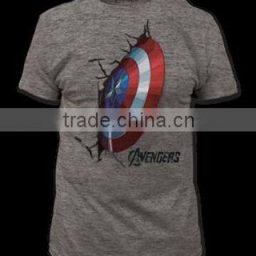 Bulk Wholesale Screen Printed Personalized T Shirt / Custom Design Heat Transfer Sticker Printed T-shirts photo-2