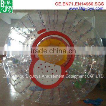 Most popular buy red zorbing ball inflatable body zorb ball for outdoor activities