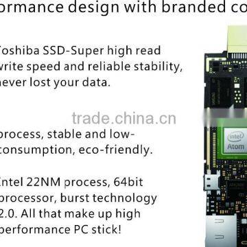 Fanless Compute Stick With LICENSE Intel Atom Z3735F 2GB RAM 32GB EMMC WiFi Bluetooth for HD MI Windows 8.1 photo-3