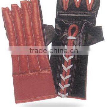 Half Finger Grappling Gloves Made of Genuine Leather