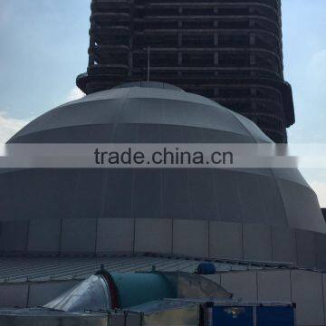PTFE Tensile Fabric Architecture Membrane Structure With High Transmission Mesh Fabric for Dome and Facade