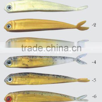 PVC soft lure shad lure V tail