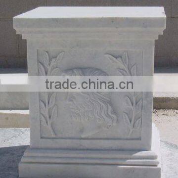 Royal Manor Design Natural Stone Granite Marble Column Base photo-6