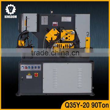 Combined shearing and punching machine with ISO