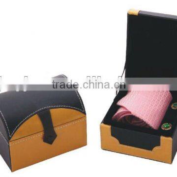 Leather tie Box