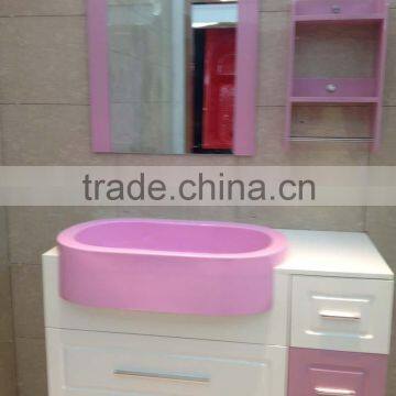 Antique PVC/MDF bathroom furniture set,cabinet for bathroom