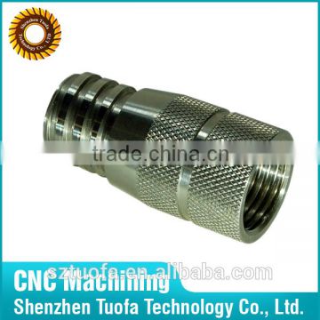 cnc lathe parts knurled nuts machined communication parts