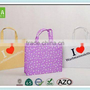 eco friendly printed non woven tote bag used non woven fabric