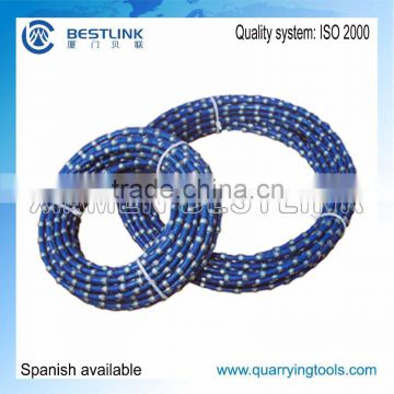 Widely used diamond saw wire for masonry and granite quarrying