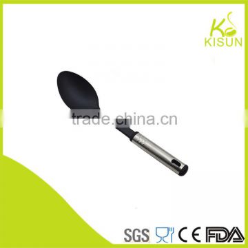 Nylon kitchen tool nylon spoon with stainless steel handle