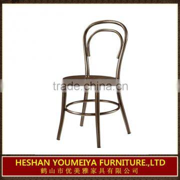 Stackable metal french bistro chairs YL1090