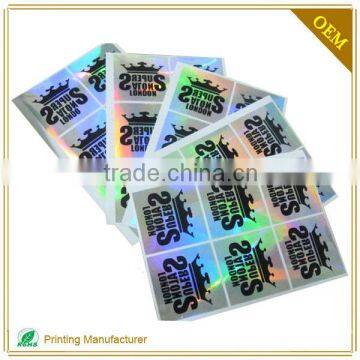 Cheap Custom Hologram Holographic Sticker Label In China