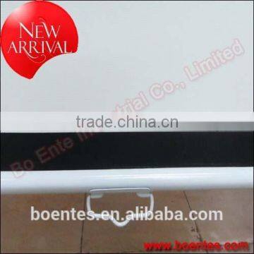 Wall Mounted Matte White Manual Projection Screen With Self-locking for Office Equipment photo-2