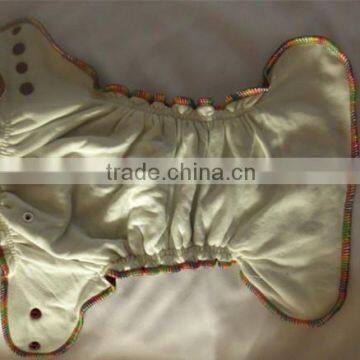 one size baby cloth diaper with velour material