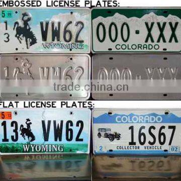 30x15cm Custom Logo Aluminum Plate Embossed Plate photo-3