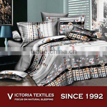 luxury classic design super soft microfiber bed set bed in bag sets