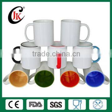 Wholesale 11oz white ceramic sublimation cup blank sublimation mug for sublimation transfer machine