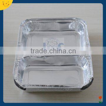 2 Compartments Aluminum Foil Food Container Price photo-2