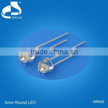 5mm strawhat 1000piece per bag dip LED for