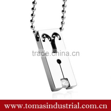 2016 Guangzhou wholesale customized metal dog tag necklace