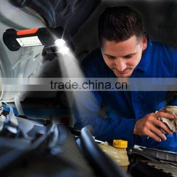 Multi Functional Rotatable SMD 14LED+2LED Working Lamp Stand Work Light Magnetic With Folding Hook photo-2