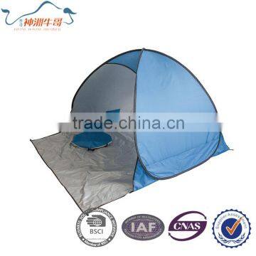 White Fibergalss Waterproof Pop up Canopy Beach Tent