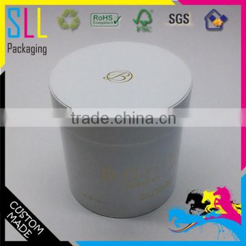 manufacture wholesale white custom printing round candle box