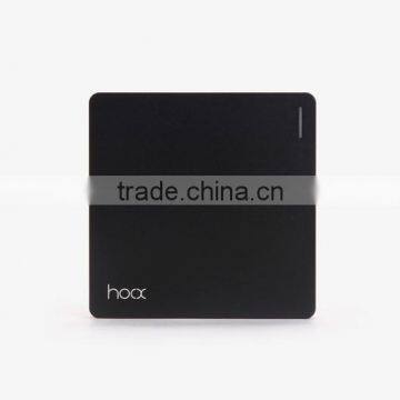 Hoox C10-2A City Ti Aviation Aluminum Li-polymer Battery Power bank 4000mAH for Iphone 6s 6s plus Samsung s6 Note 4 smartphones