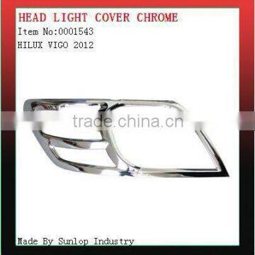 Toyota Hilux Vigo body kits #001543 HEAD LIGHT COVER CHROME for Hilux Vigo 2012