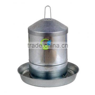 Galvanized metal hanging Poultry feeder of food container